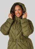 Drawstring Puffer Coat
