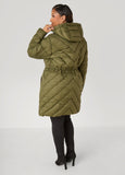 Drawstring Puffer Coat