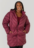 Drawstring Puffer Coat