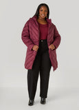 Drawstring Puffer Coat