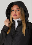 Knit Paneled Quilted Jacket