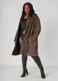 Leopard Print Trench Coat