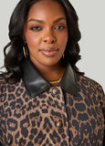 Leopard Print Trench Coat