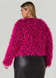 Fringe Detailed Mesh Jacket