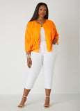 Draped Pleated Jacket