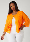 Draped Pleated Jacket