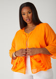 Draped Pleated Jacket