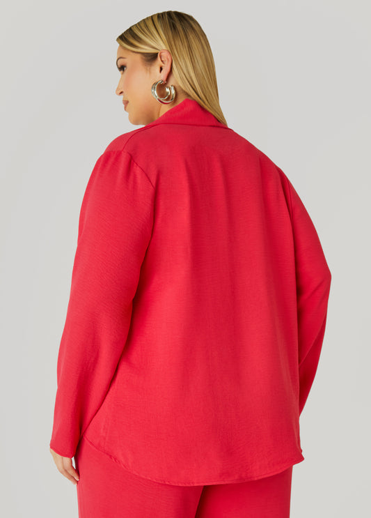 Draped Textured Jacket