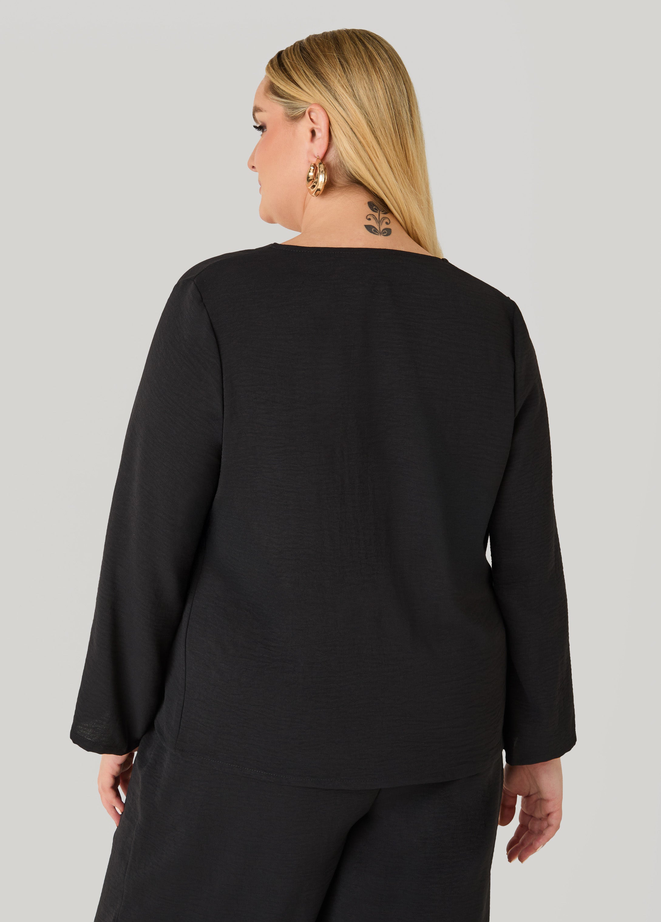 Textured Tie Front Jacket