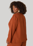 Textured Tie Front Jacket