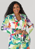 Millennium Floral Print Blazer