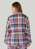 Plaid Boyfriend Blazer