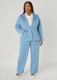 Button Detailed Ponte Blazer