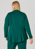 Ponte Button Front Jacket