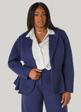Ponte Peplum Blazer