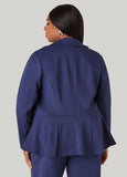 Ponte Peplum Blazer