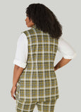 Plaid Boyfriend Vest