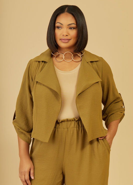 Plus Size Jacket Plus Size Set Plus Size Casual Jacket Plus Size Set
