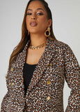 Animal Print Blazer