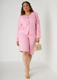 Button Detailed Crepe Jacket
