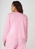 Button Detailed Crepe Jacket