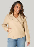 Faux Leather Moto Jacket