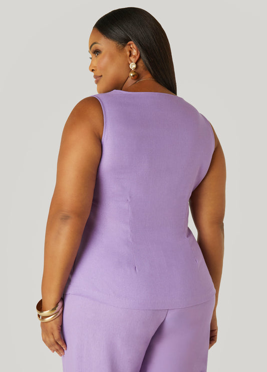 Button Front Vest