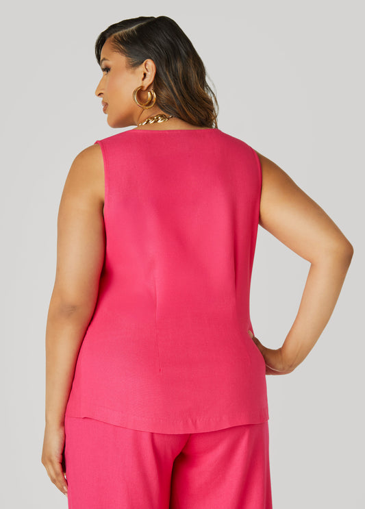 Button Front Vest