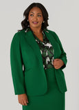 Plus Size Ponte Blazer