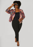Graffiti Print Moto Jacket