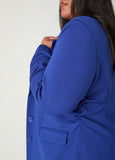 Ruched Ponte Blazer