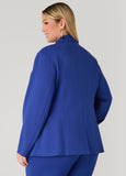 Ruched Ponte Blazer