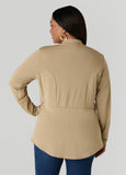 Button Detailed Military Jacket