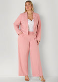 Open Front Cropped Blazer