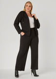 Hooded Ponte Jacket