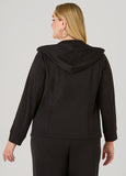 Hooded Ponte Jacket