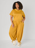 Cowl Neck French Terry Pullover