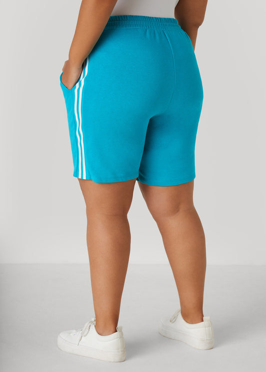 Striped Terry Shorts