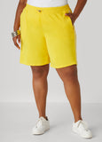 Striped French Terry Shorts