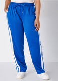 Pull On Striped Track Pants