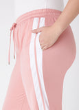 Pull On Striped Track Pants