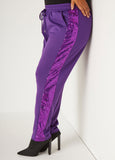 Sequin Trimmed Joggers