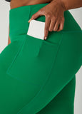 High Waist Knit Athletic Leggings