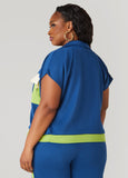Colorblock Zip Front Jacket