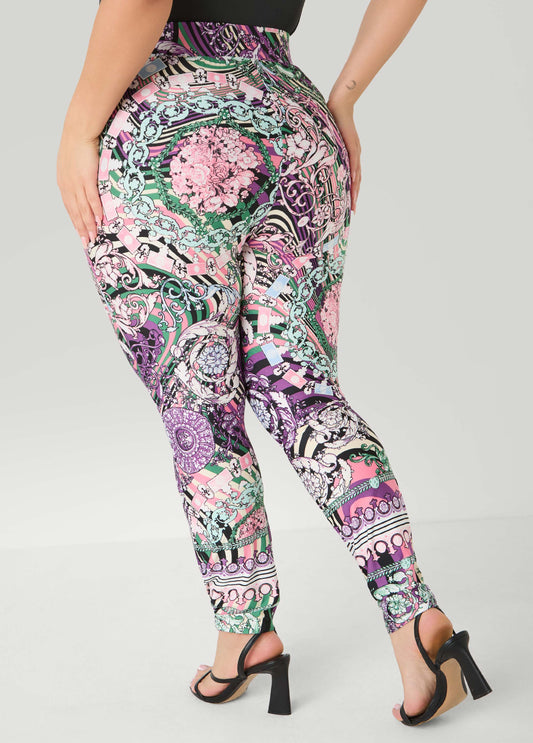 High Rise Status Print Leggings