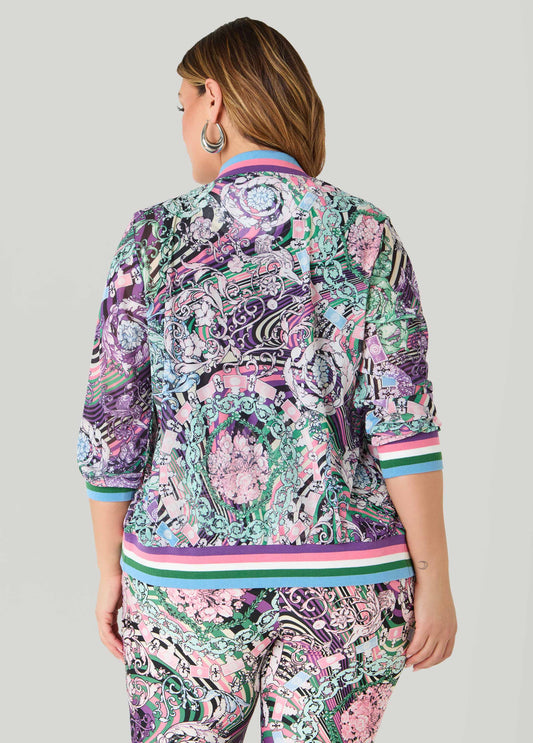 Status Print Mesh Track Jacket