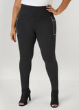 Piped High Waist Leggings
