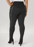 Piped High Waist Leggings