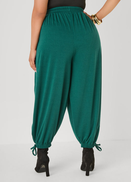 Ankle Tied Balloon Joggers