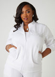Plus Size Bride Track Jacket 2000 Fashion Matching Streetwear Set